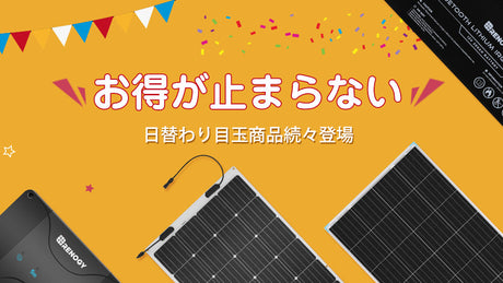 毎日セールで毎日お得に!限定商品の複数割引もお見逃しなく!