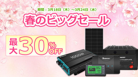 春のビッグセール!本日より7日間限定開催!