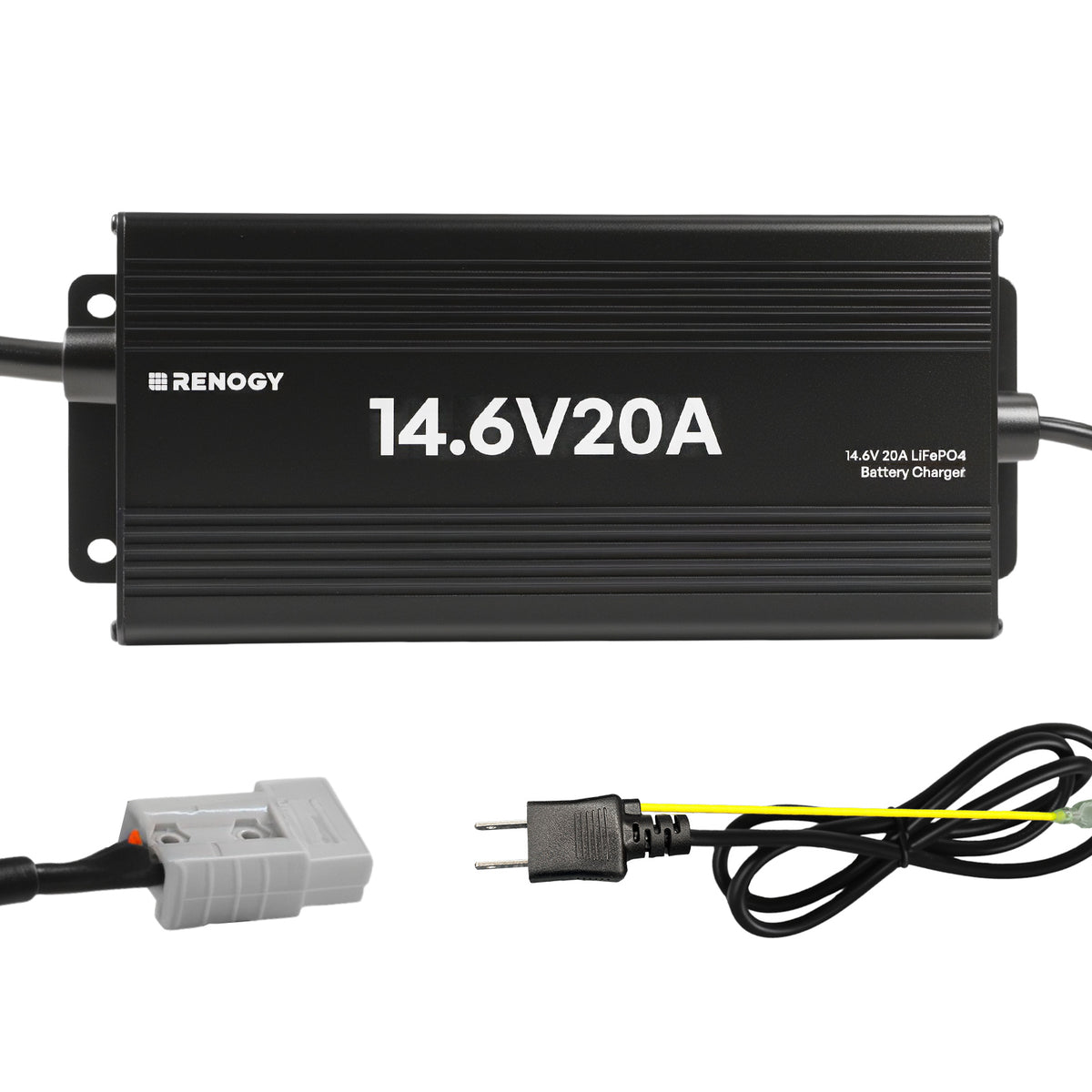 リン酸鉄リチウムイオンバッテリー専用充電器12V 20A | Renogy JP