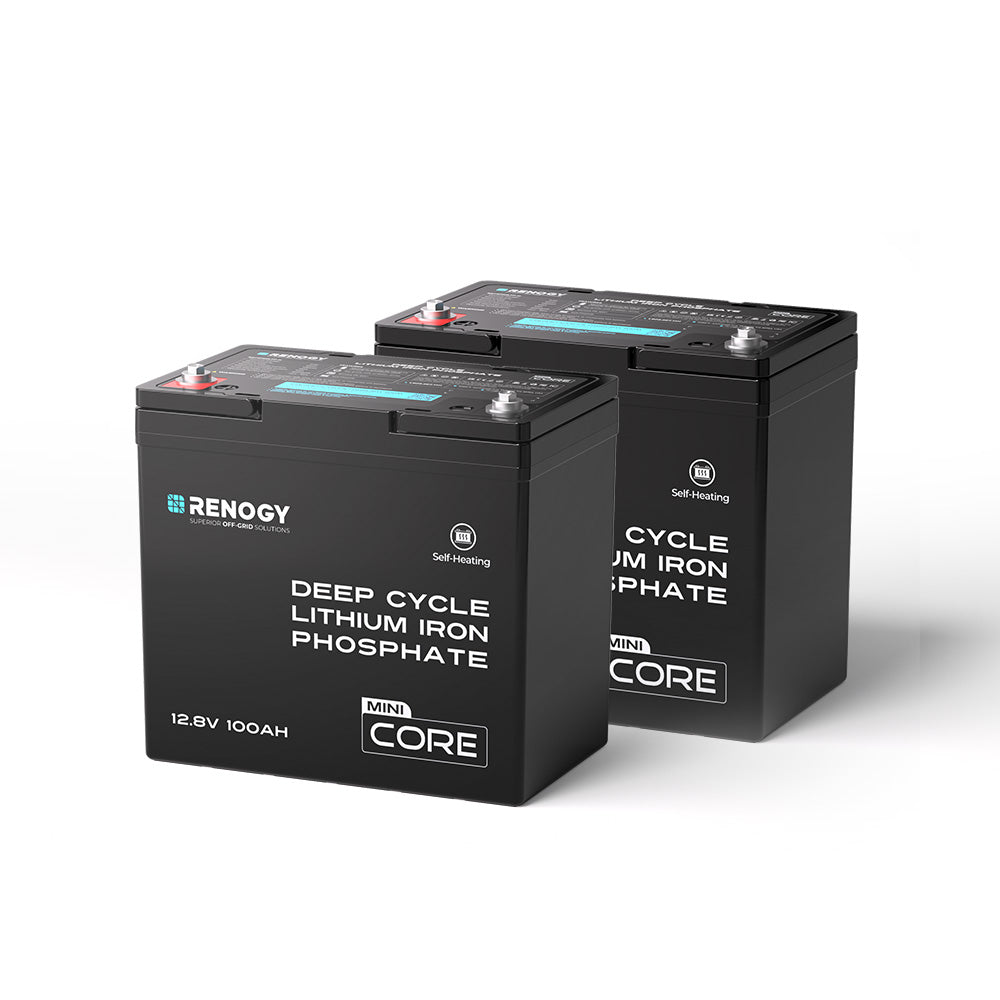 ヒート機能付き 12V 100Ah Coreシリーズ Mini リン酸鉄リチウムイオンバッテリー