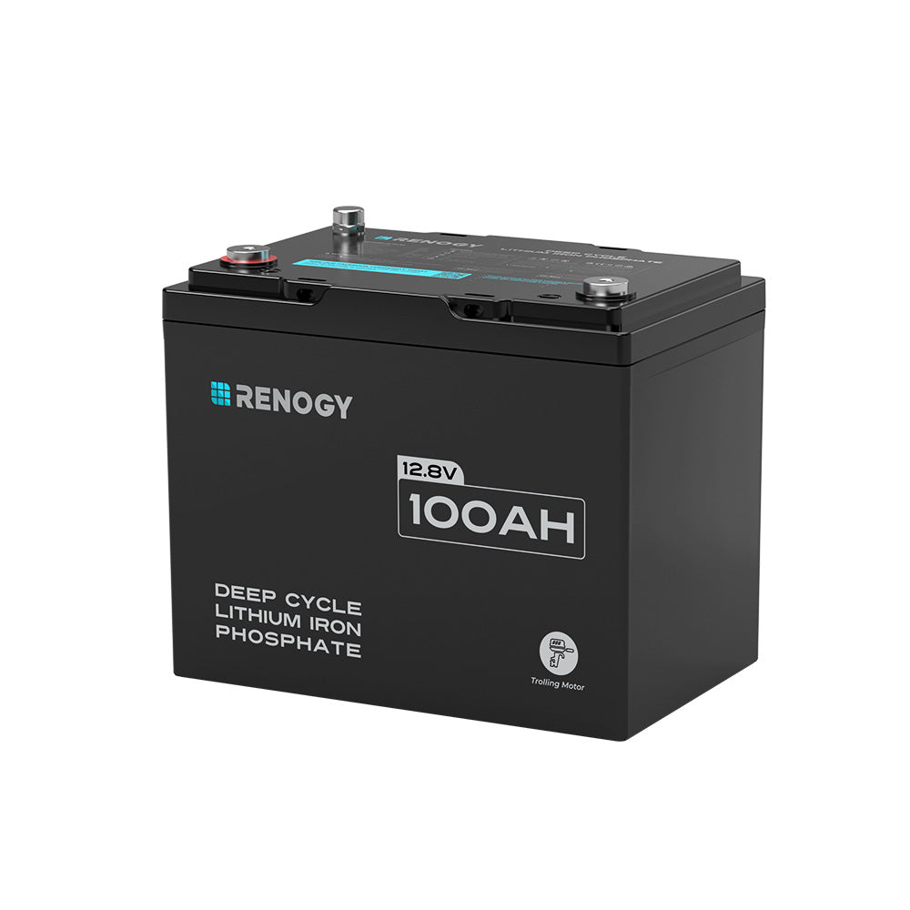 12V 100Ah トローリングモーターリン酸鉄リチウムイオンバッテリー Bluetooth付き