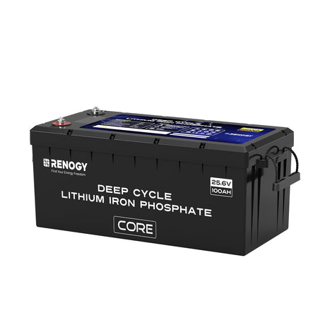 ヒート機能付き Core LTシリーズリン酸鉄リチウムイオンバッテリー25.6V 100Ah