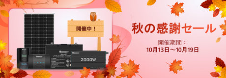 RENOGYの特別セール！秋の感謝セール実施中！