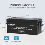 ヒート機能付き12V 300Ah Core LTシリーズ リン酸鉄リチウムイオンバッテリー