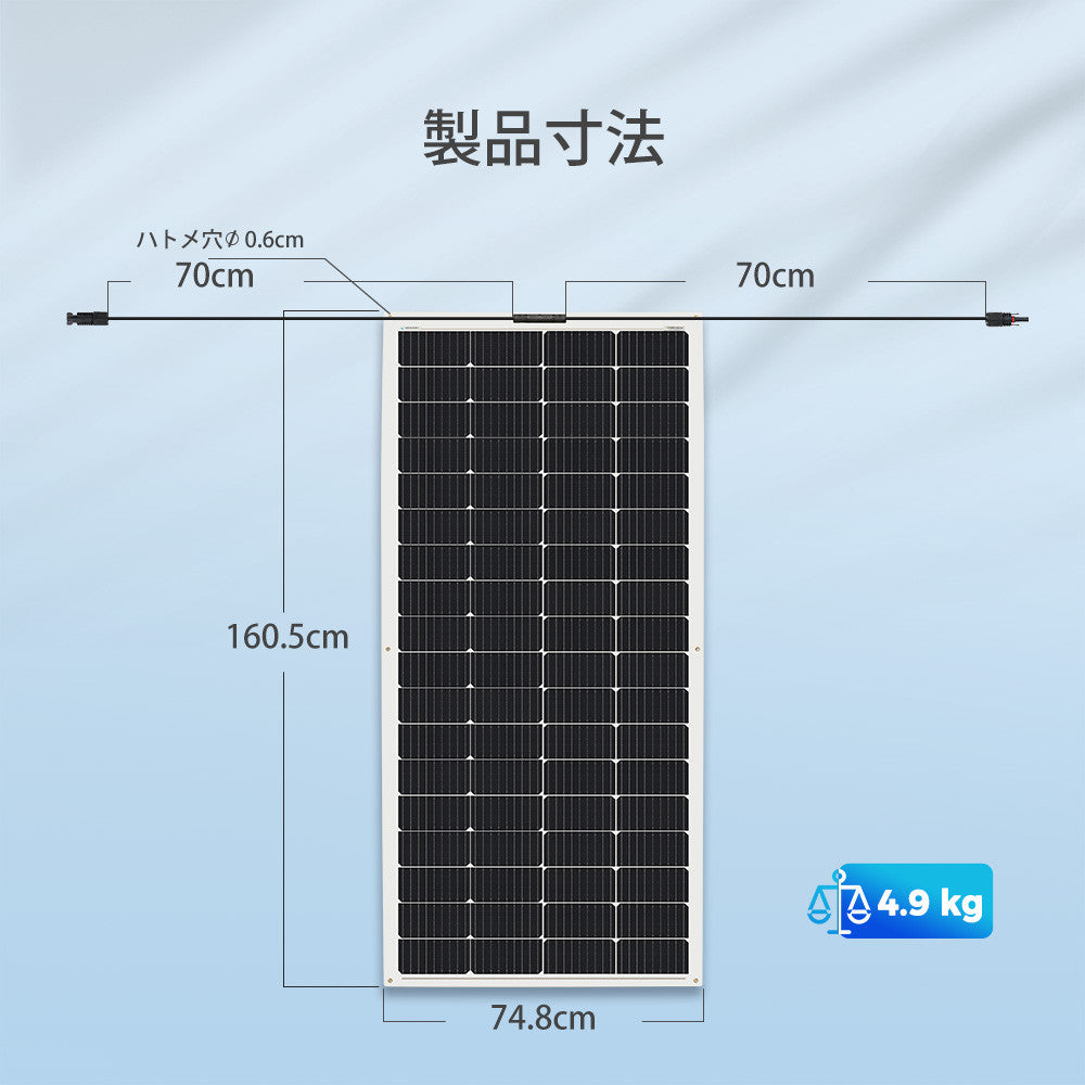 ソーラーパネル200W ポータブルソーラーパネル 200W折畳式 ASAGAO JAPAN ASSP200-JP
