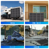 【新発売】400W 折り畳みソーラーパネルブランケット