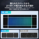 200W N-Type 両面発電ソーラーパネル