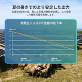 200W N-Type 両面発電ソーラーパネル