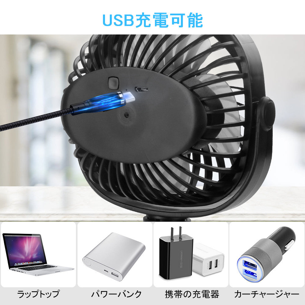 くねくね三脚式 ミニ扇風機  DR.PREPARE