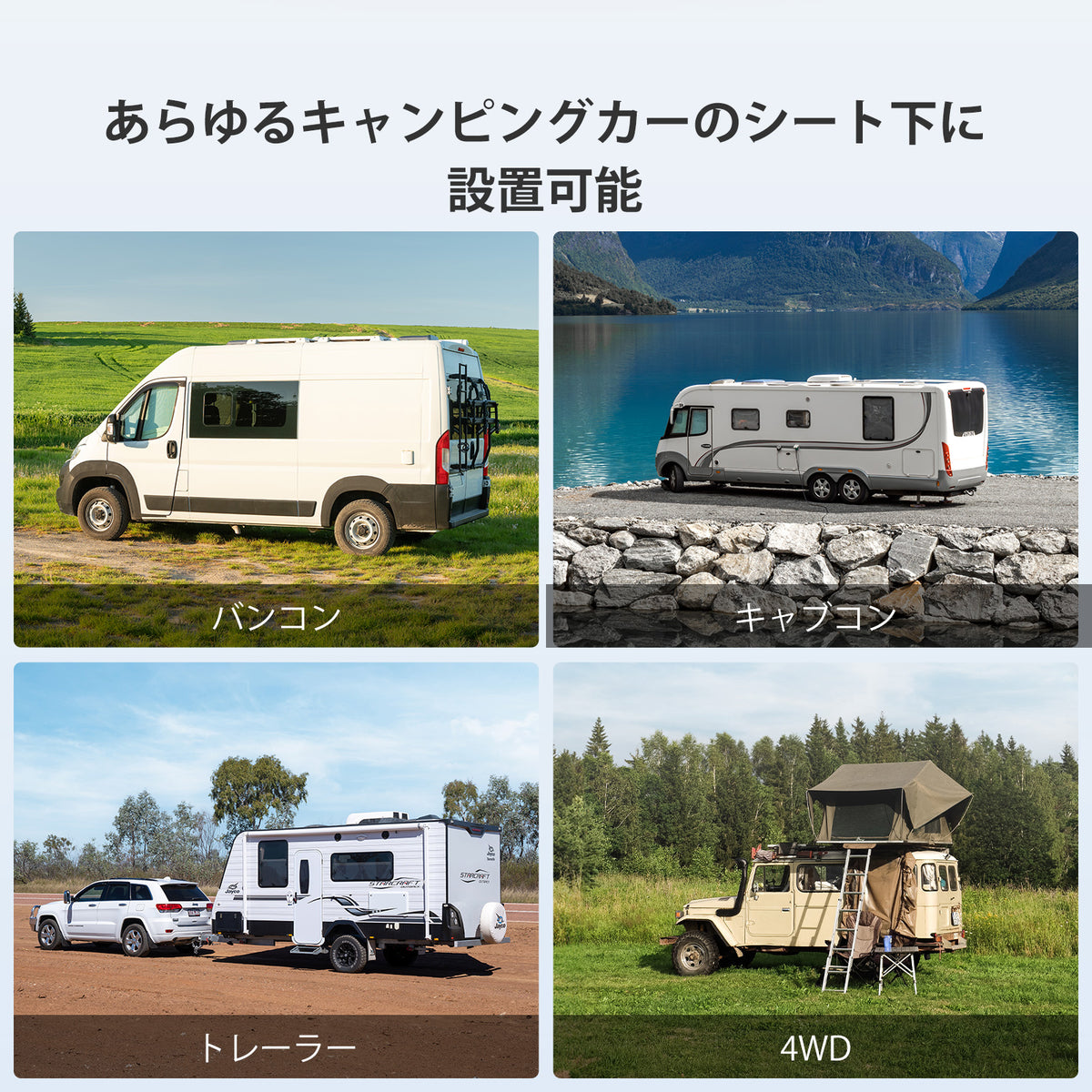 RENOGY 12V 500Ah リン酸鉄リチウムイオンバッテリー