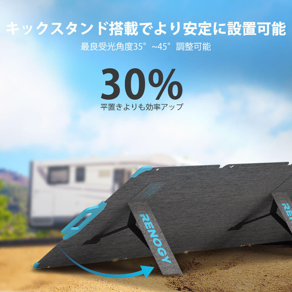 折り畳みソーラーパネル 220W E.FLEXシリーズ 