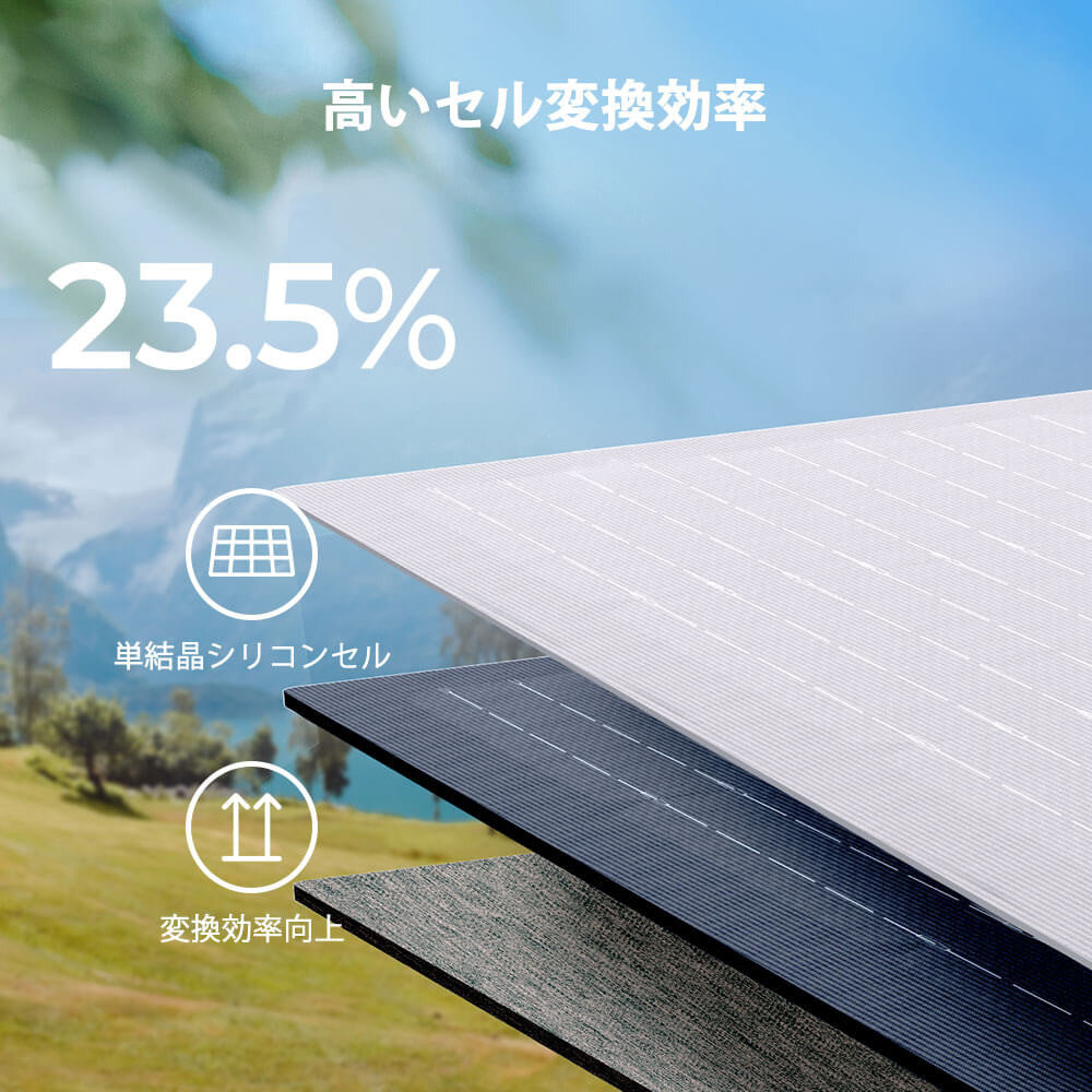 折り畳みソーラーパネル 80W E.FLEXシリーズ