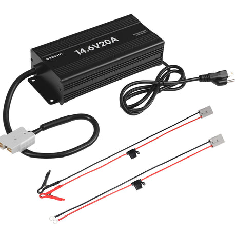 12V 20A AC-DC リン酸鉄リチウムイオンバッテリー専用充電器