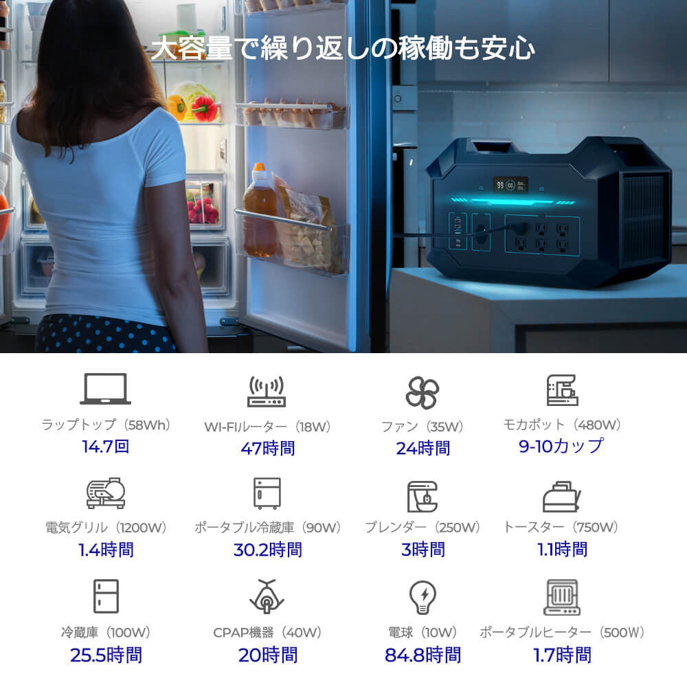 RENOGYポータブル電源  1000