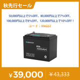 12V 100Ah トローリングモーターリン酸鉄リチウムイオンバッテリー Bluetooth付き