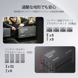 REGO シリーズ 12.8V 104Ah 超薄型半固体リン酸鉄リチウムイオンバッテリー