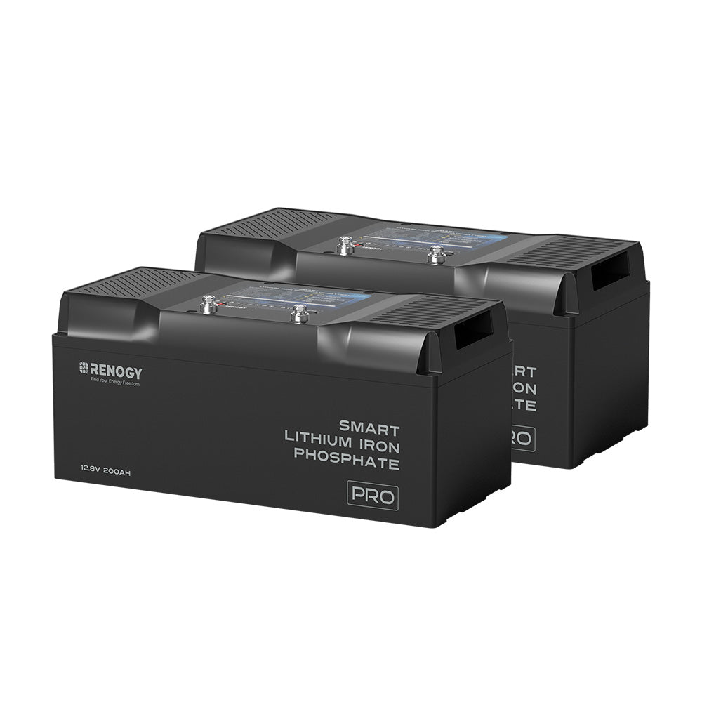 ヒート機能付き 12V 200Ah/100Ah Pro シリーズ リン酸鉄リチウムイオンバッテリー Bluetooth内蔵