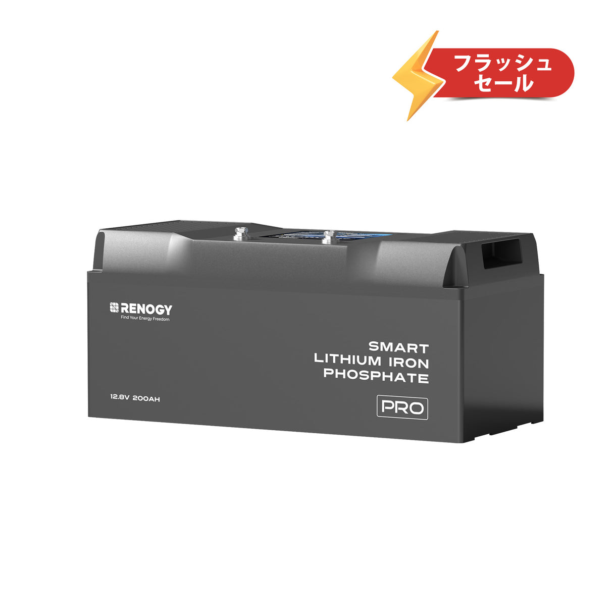 ヒート機能付き 12V 200Ah/100Ah Pro シリーズ リン酸鉄リチウムイオンバッテリー Bluetooth内蔵