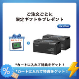 ヒート機能付き 12V 200Ah/100Ah Pro シリーズ リン酸鉄リチウムイオンバッテリー Bluetooth内蔵