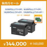 【2点/4点セット】12V 200Ah Coreシリーズ Mini リン酸鉄リチウムイオンバッテリー