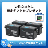 【2点/4点セット】12V 200Ah Coreシリーズ Mini リン酸鉄リチウムイオンバッテリー