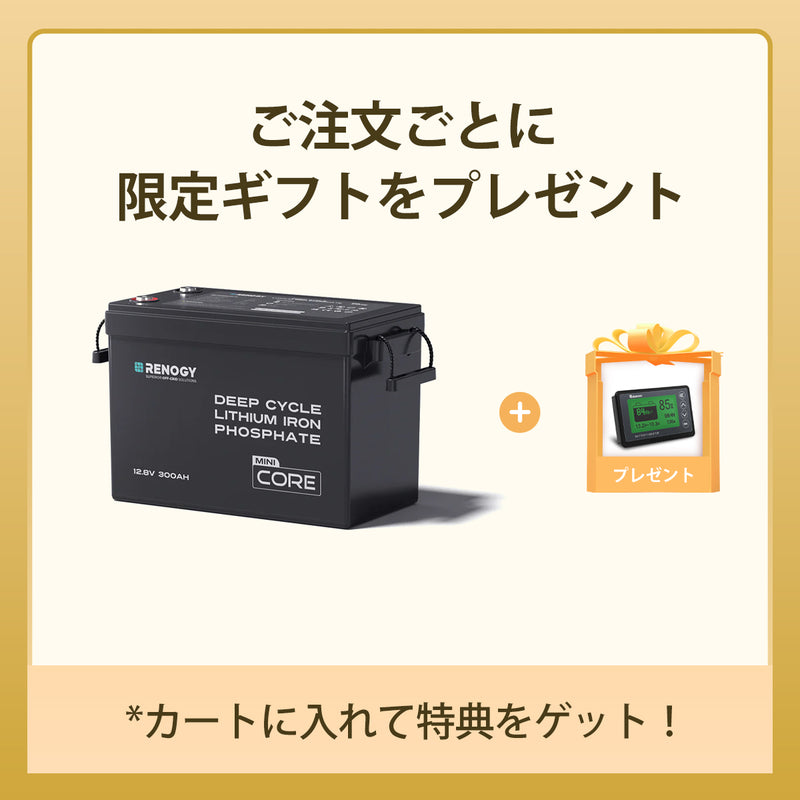 12V 300Ah Coreシリーズ Mini リン酸鉄リチウムイオンバッテリー