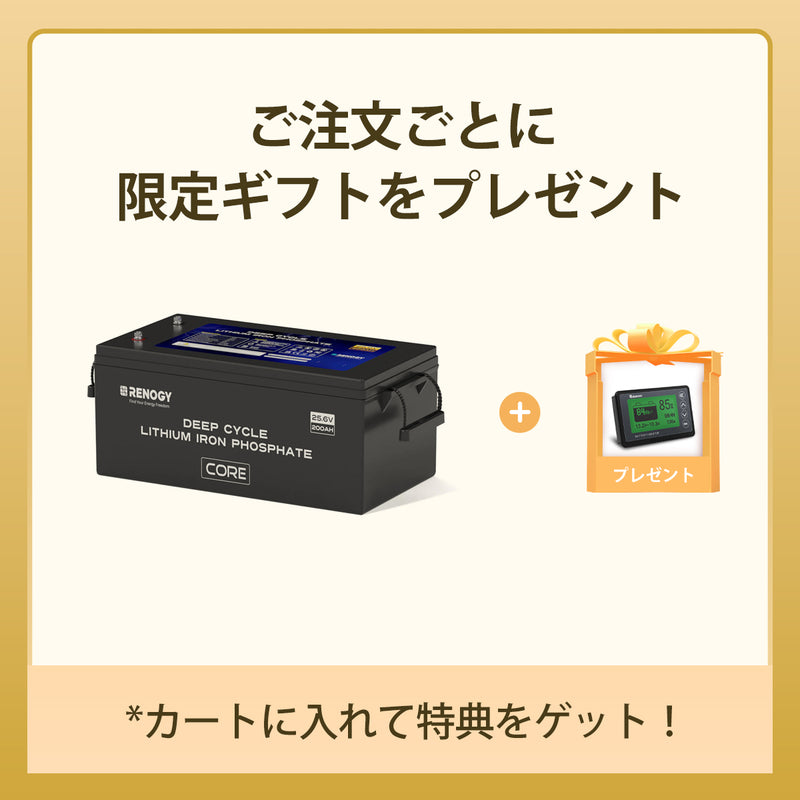 ヒート機能付き 24V200Ah Core LTシリーズ リン酸鉄リチウムイオンバッテリー