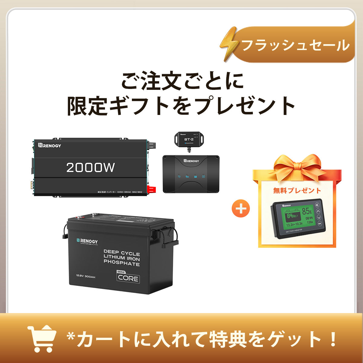 RVソリューション | 3.8kWhスタンダードモデル & 7.6kWh大容量モデル