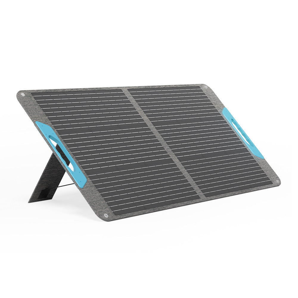 E.FLEXシリーズ 100W 折り畳みポータブルソーラーパネル USBポート付き