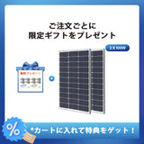 Renogy 100W 12V N型高効率 ソーラーパネル