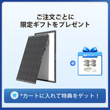 200W ShadowFluxシリーズ 影に強い N型 高効率ソーラーパネル