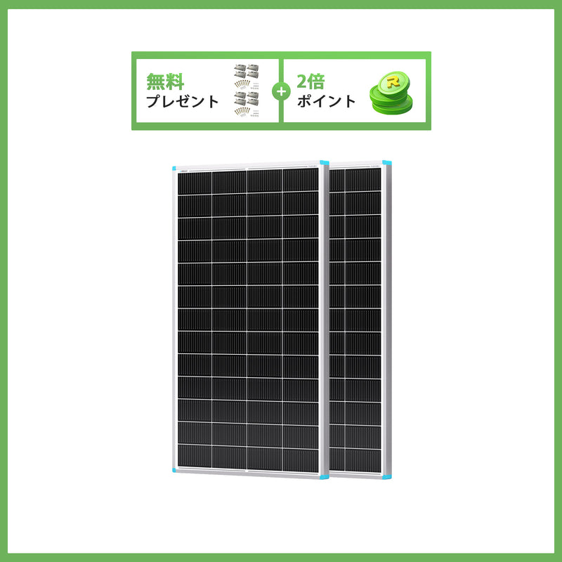 Renogy 200W 24V N型高効率 ソーラーパネル
