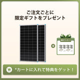 Renogy 200W 24V N型高効率 ソーラーパネル