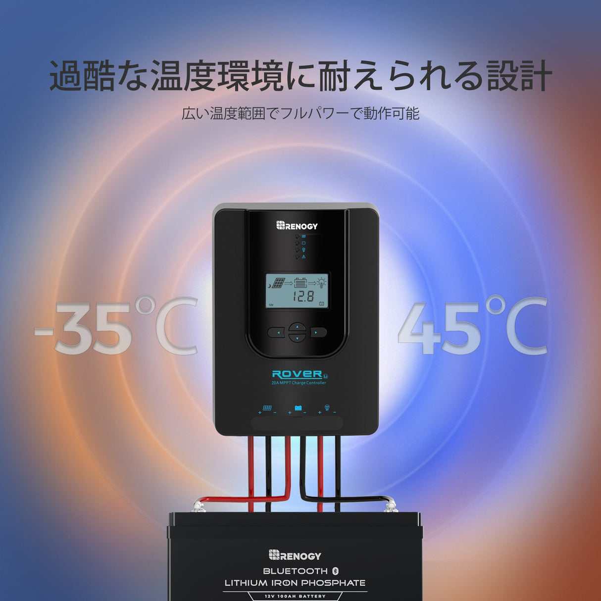 RENOGY MPPT チャージコントローラー 20A ROVER LIシリーズ