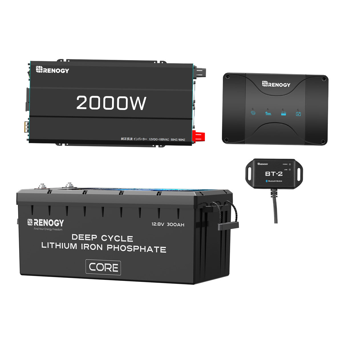 DCC 走行充電器12V 30A MPPTチャージコントローラー内蔵 | Renogy JP