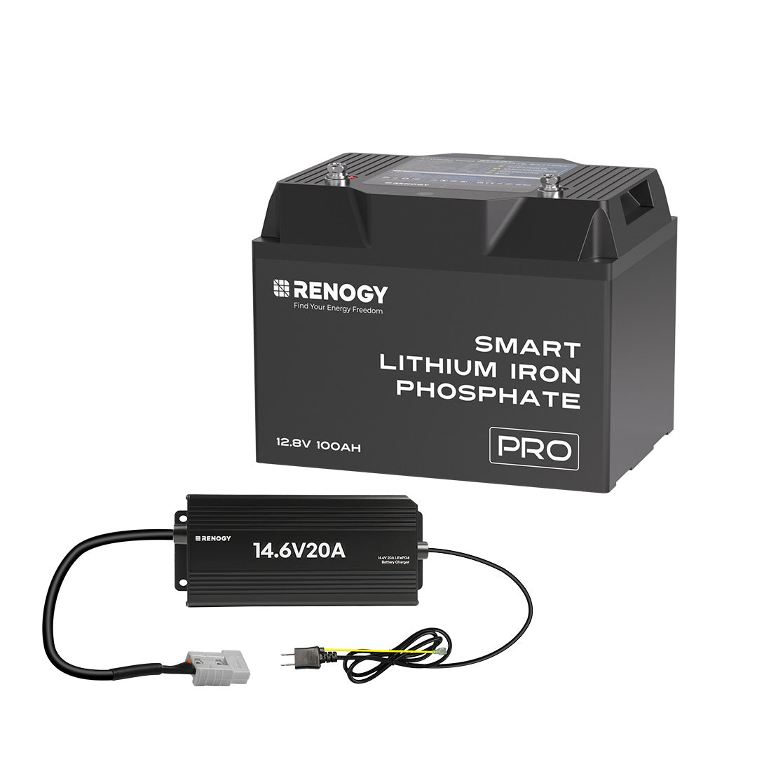 ヒート機能付き 12V 100Ah Pro シリーズ リン酸鉄リチウムイオンバッテリー Bluetooth内蔵