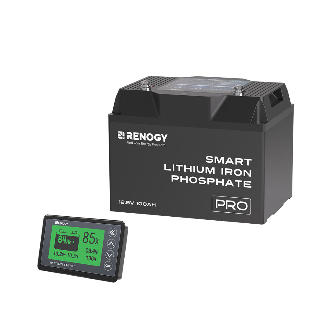 ヒート機能付き 12V 100Ah Pro シリーズ リン酸鉄リチウムイオンバッテリー Bluetooth内蔵